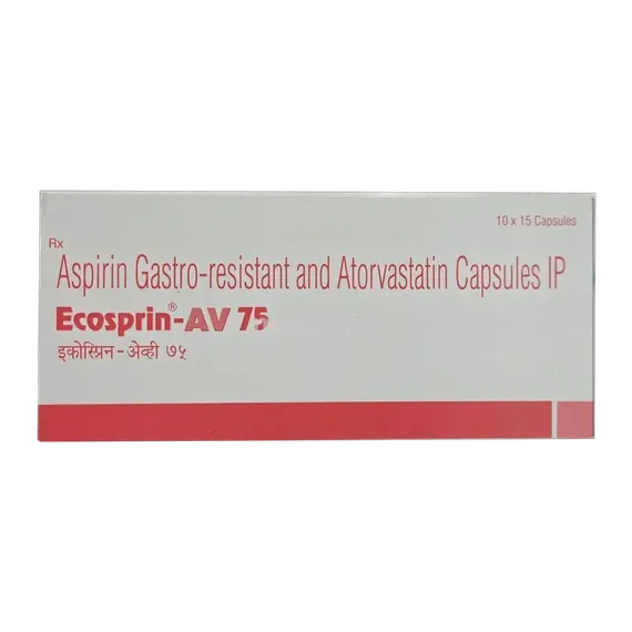 ecosprin av 75mg capsule 15's